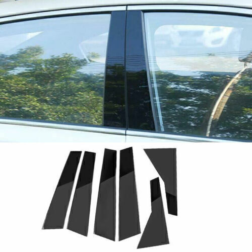 Piano Black Pillar Posts Door Window Molding Strip Trim for Cadillac XT5 20-2024
