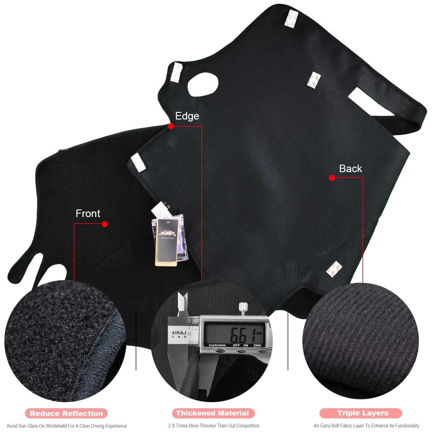Fits for NISSAN ALTIMA 2007- 2012 2008 2009 DASH COVER MAT DASHBOARD PAD / BLACK