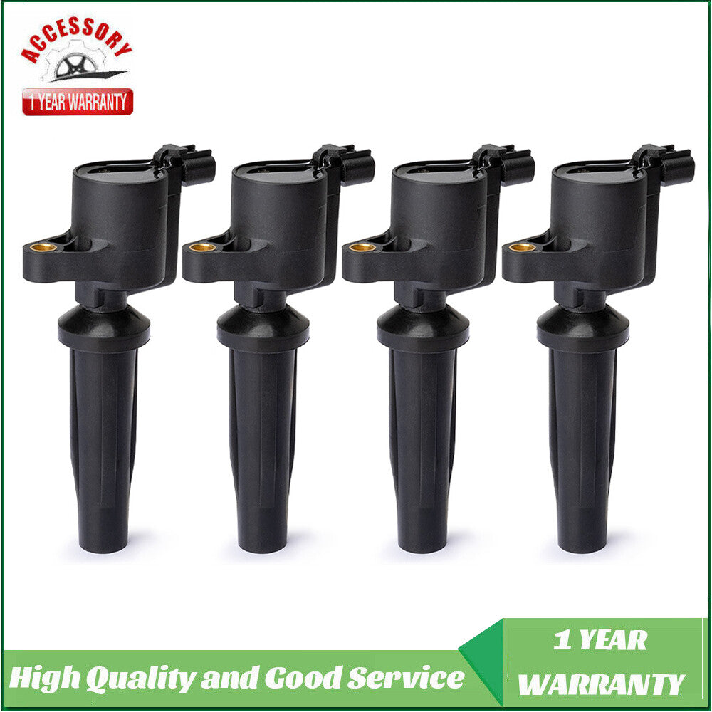 4Pcs Ignition Coils Pack for Mazda 3 BK 2.0L LF-DE BK-SP23 2.3L L3 2004-2006