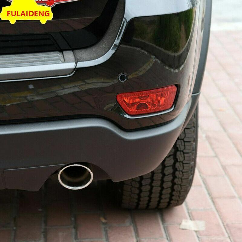2pcs for Jeep Grand Cherokee 2014-20 Red Rear fog lamp Rear bumper lights Shell
