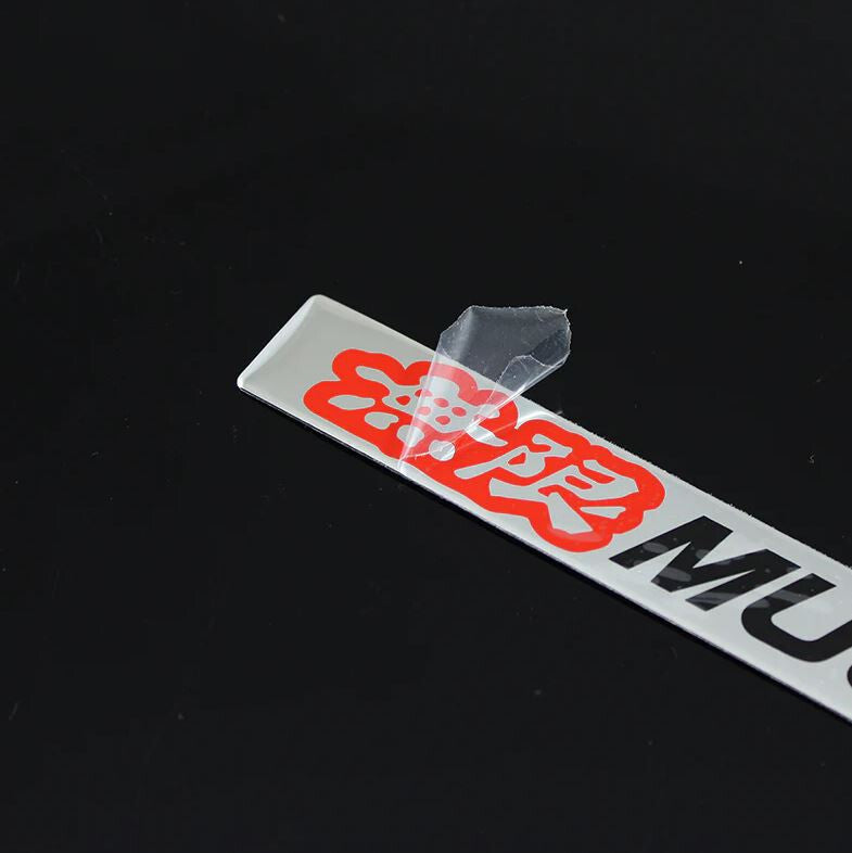 Mugen car rear sticker boots, trunk side badges for Mazda for Infiniti 2-piece set