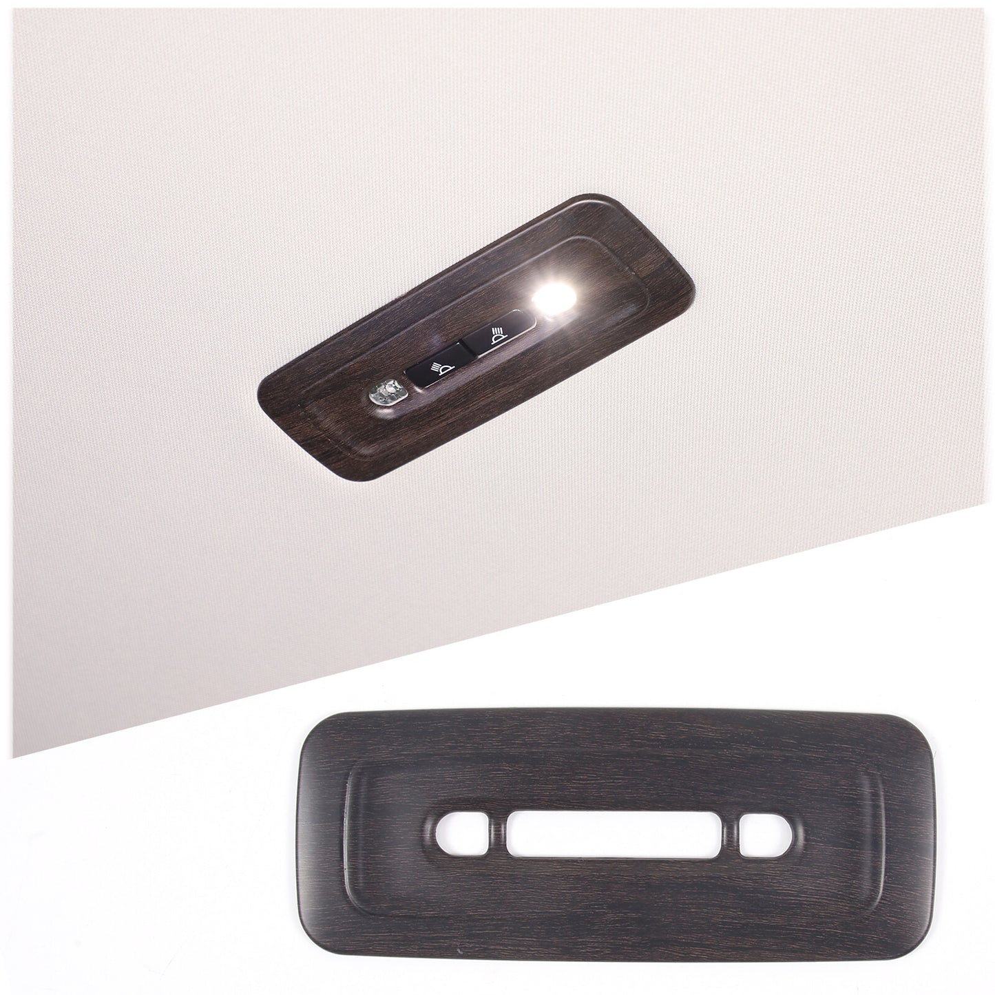 Silver alloy air conditioning volume control knob ring trim for Ford Maverick 2022-2023