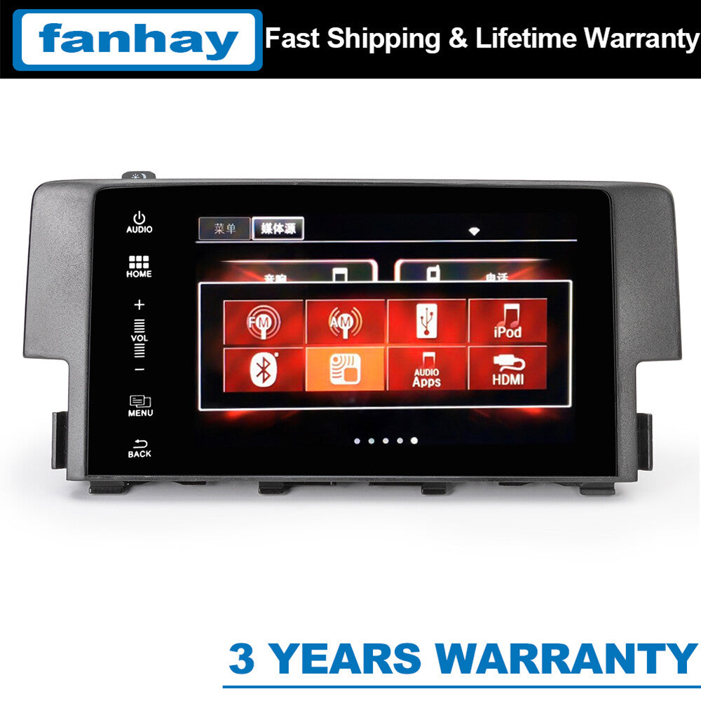 39710-TBA-A11/3057 Radio Navigation LCD Touch Screen for Honda for Civic 2016-2018