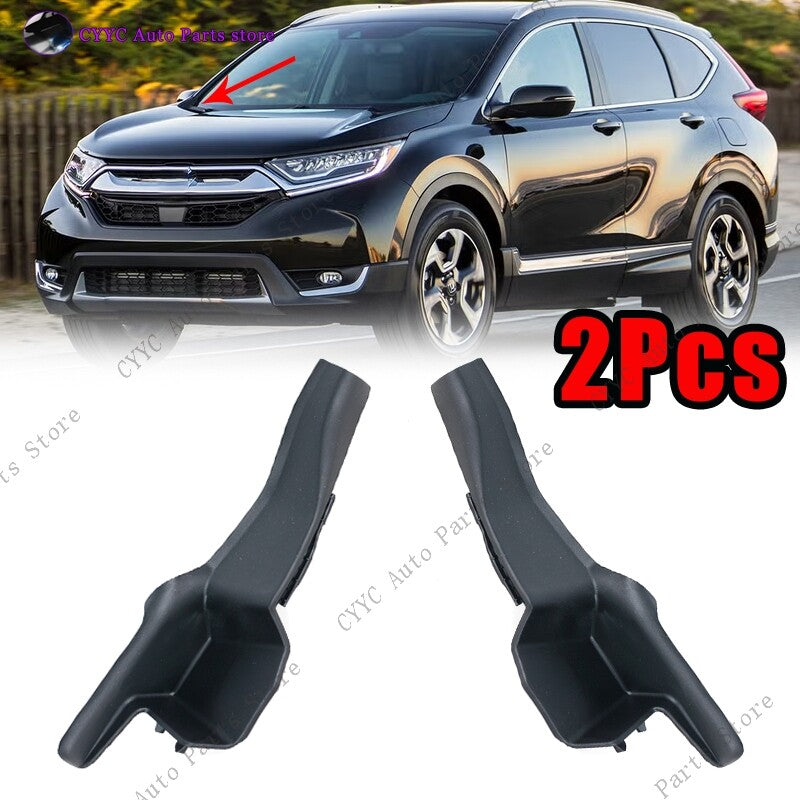 Pair for Honda CRV CR-V 2018-22 Front Water Deflector Plate Neck Trim Panel Lid