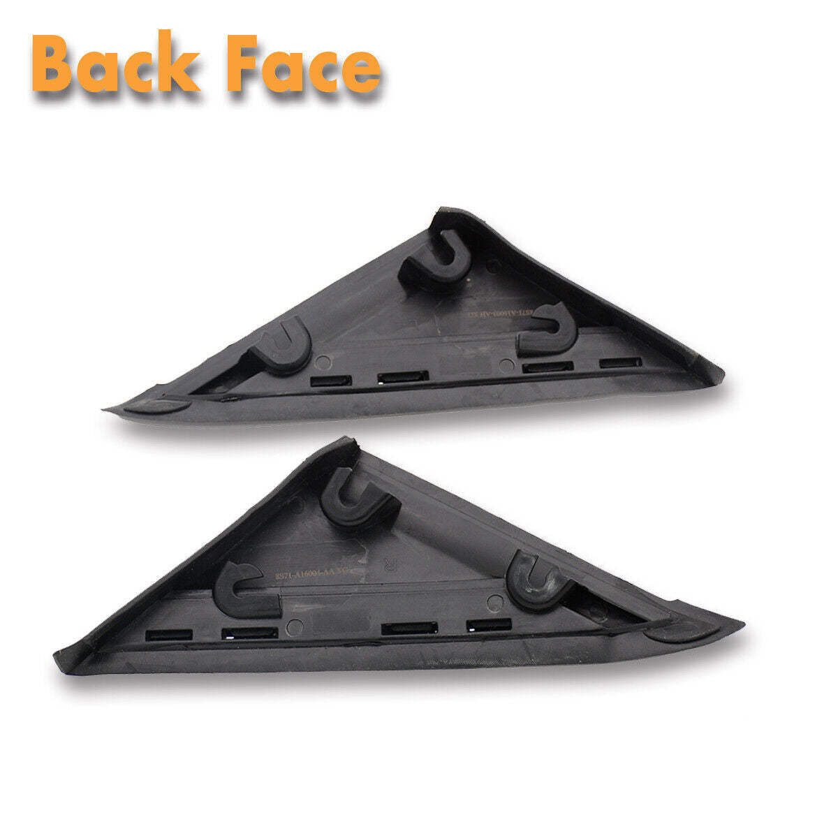 Front Pair Fender Pillar Trim Mirror Corner Molding  for ford  Mondeo 2008-2012