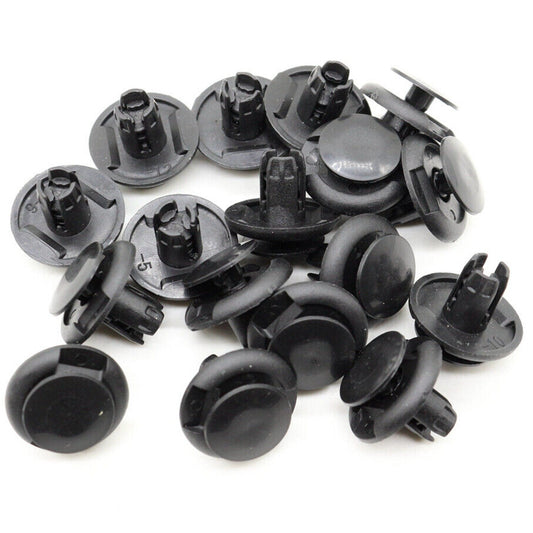 50X Push-Type Bumper Fender Trim Clips Nylon Retainer Rivet for Honda Accord