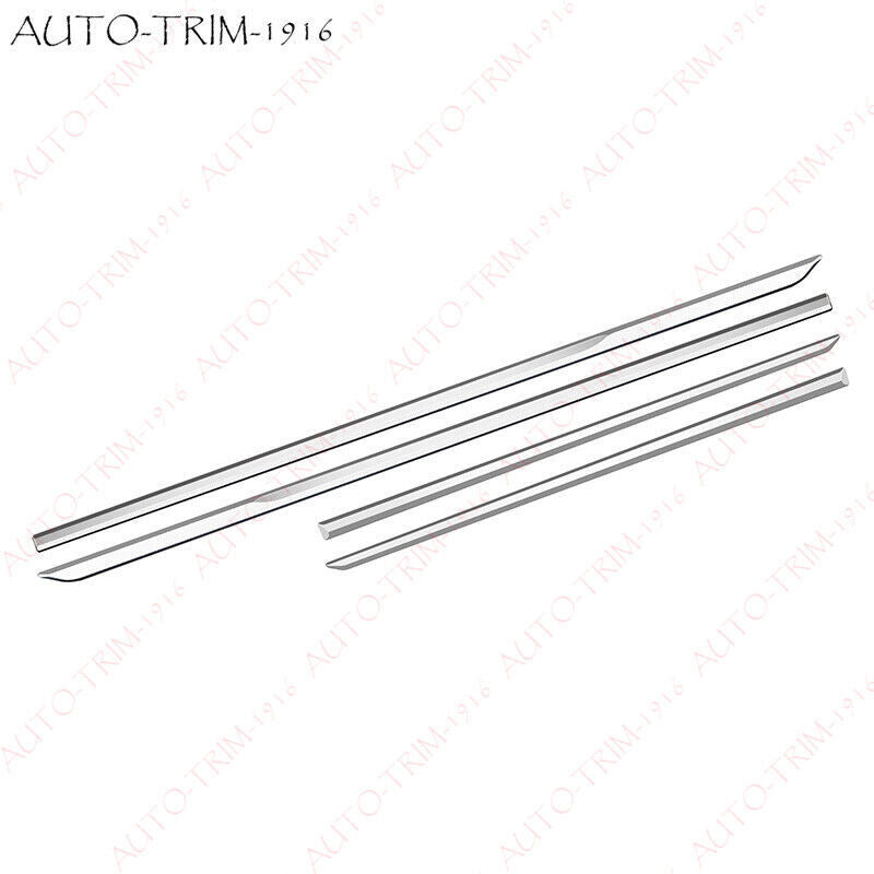 for Cadillac XT5 2017-2023 Chrome Car Body Door Side Molding Line Cover Trim 4p