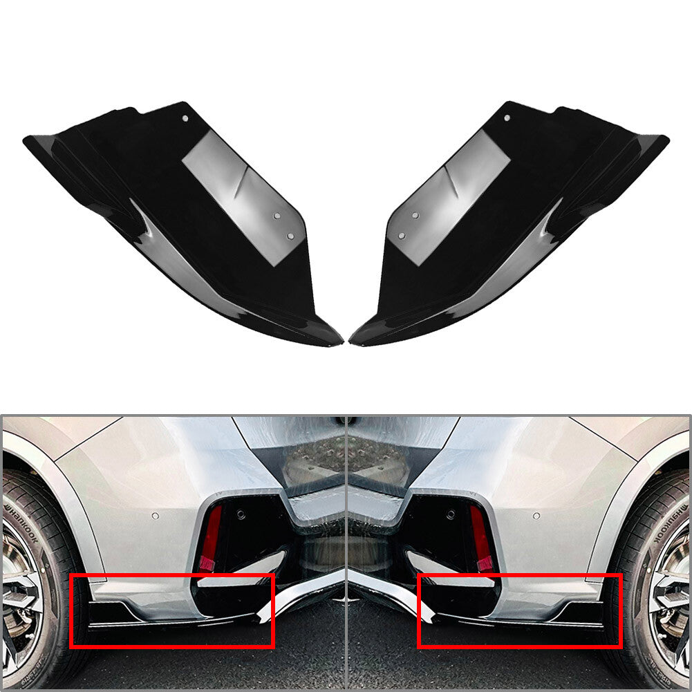 Rear Bumper Side Corner Spoiler for BMW X1 U11 U12 IX1 M Sport 2023-24