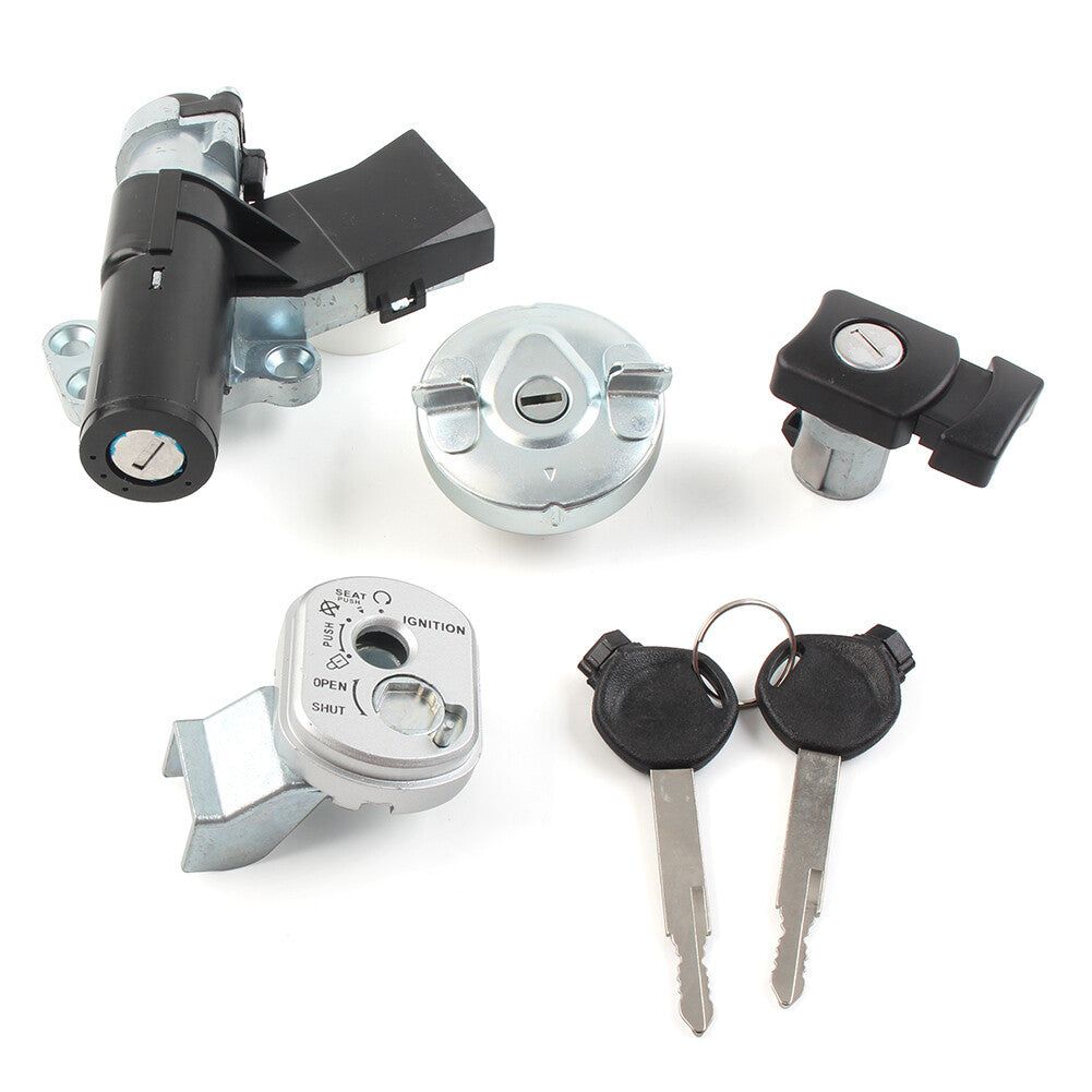 Ignition Key Barrel Switch With for Seat Lock Set for Honda Lead NHX 110 2008-2012