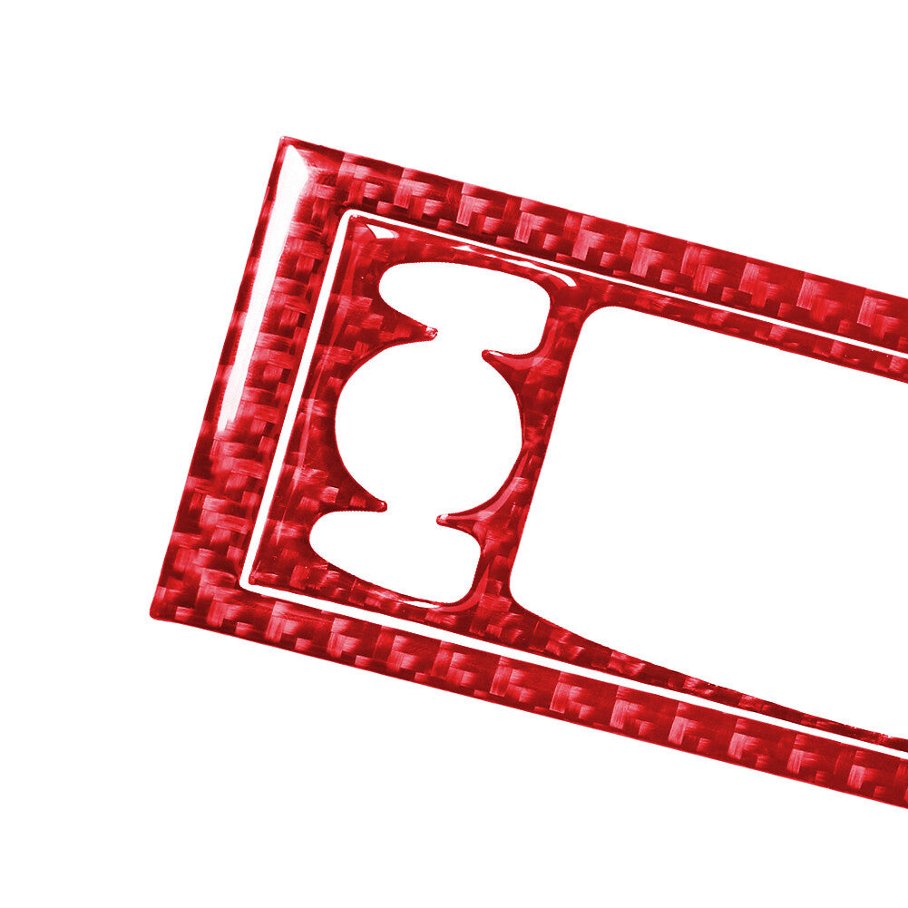 Red Carbon Fiber A/C Decorative Cover Trim for Porsche Boxster 996 1998-2004