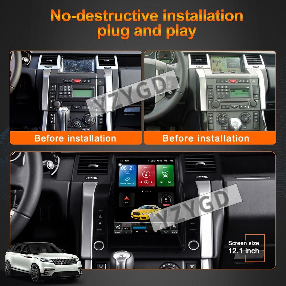for Land Rover for Range Rover Sport 2005-2009 Car Radio Carplay 2 Din Stereo Screen