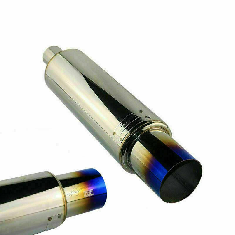 2.5 ID 3.5 OD Sport Great Sound Straight Exhaust Muffler 4.5 Muffler Tip