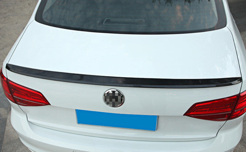 12-17 18 ABS Carbon Fiber Rear Boot Spoiler for Volkswagen for Jetta Wing Flap
