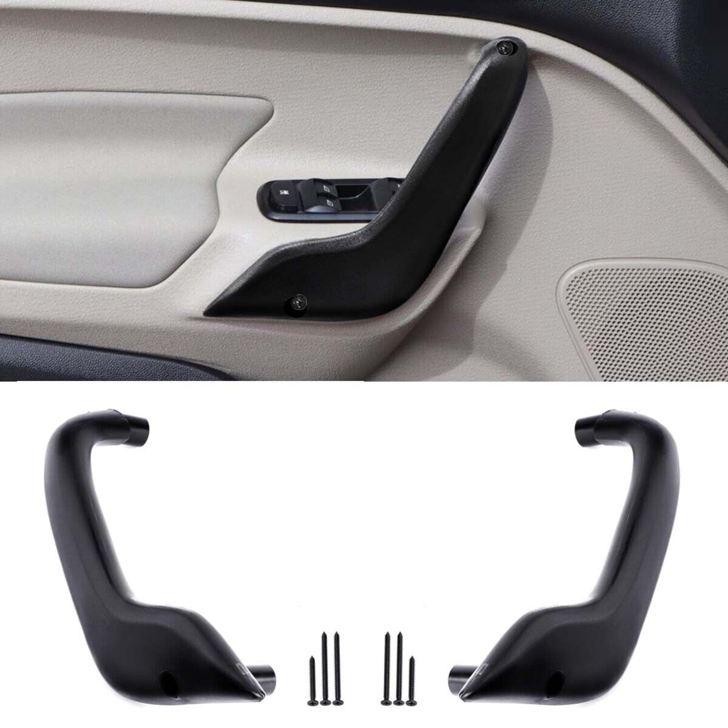 2x Interior Door Pull Handle for Ford Fiesta D2BB-A23943-CA35B8 G2BZ-5823943-JA