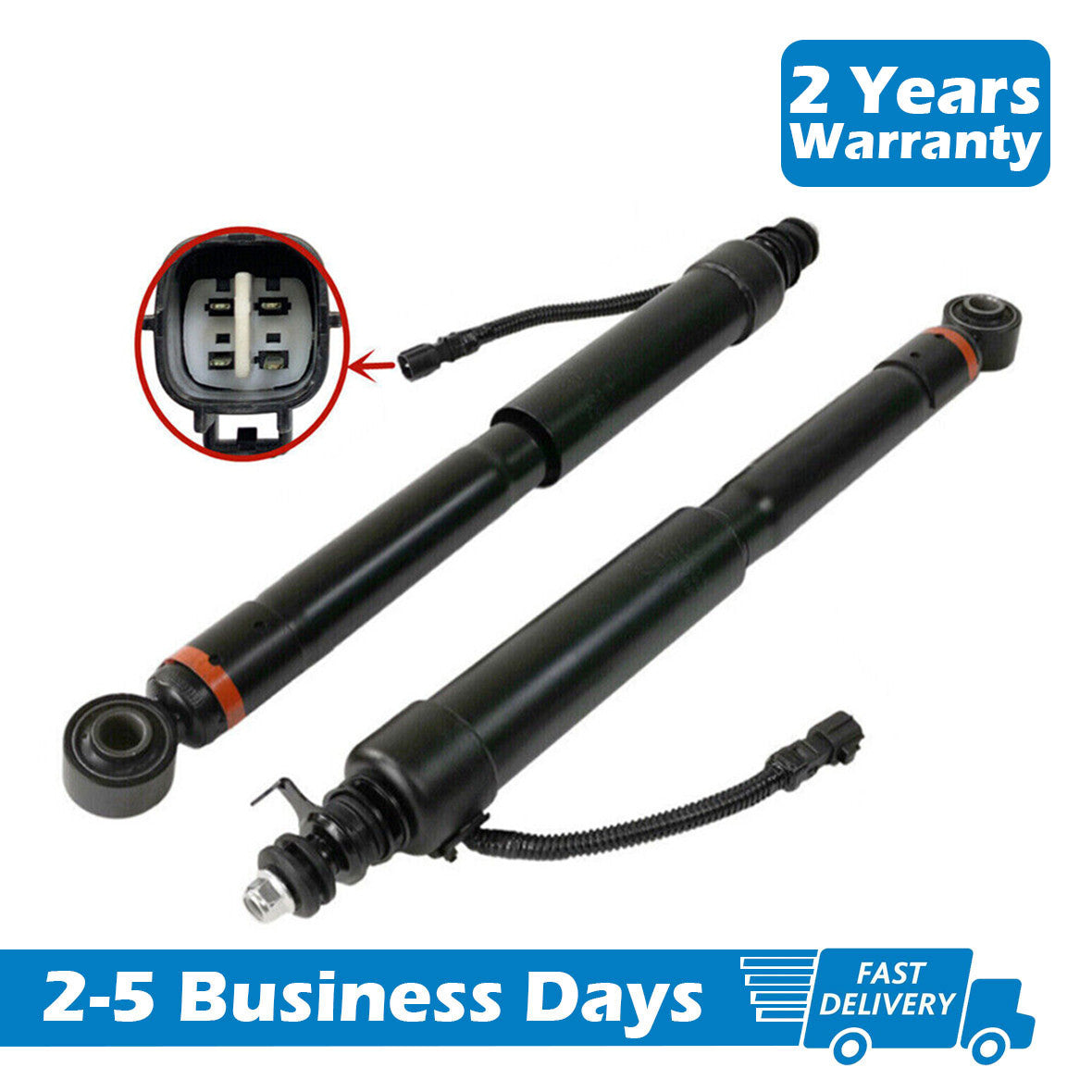 2x Rear Air Shock Absorbers for Toyota for Land Cruiser Prado 120 for Lexus GX470 4.7L