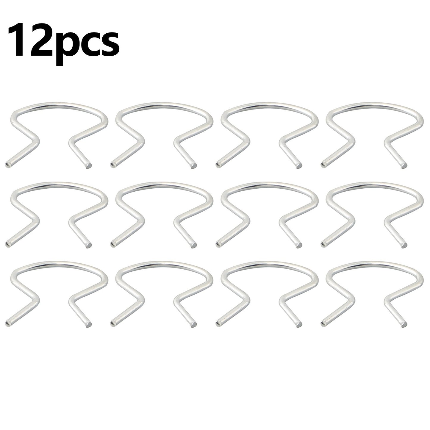 Crank retainer door handle horseshoe clip set, 12-piece clip type, left and right.