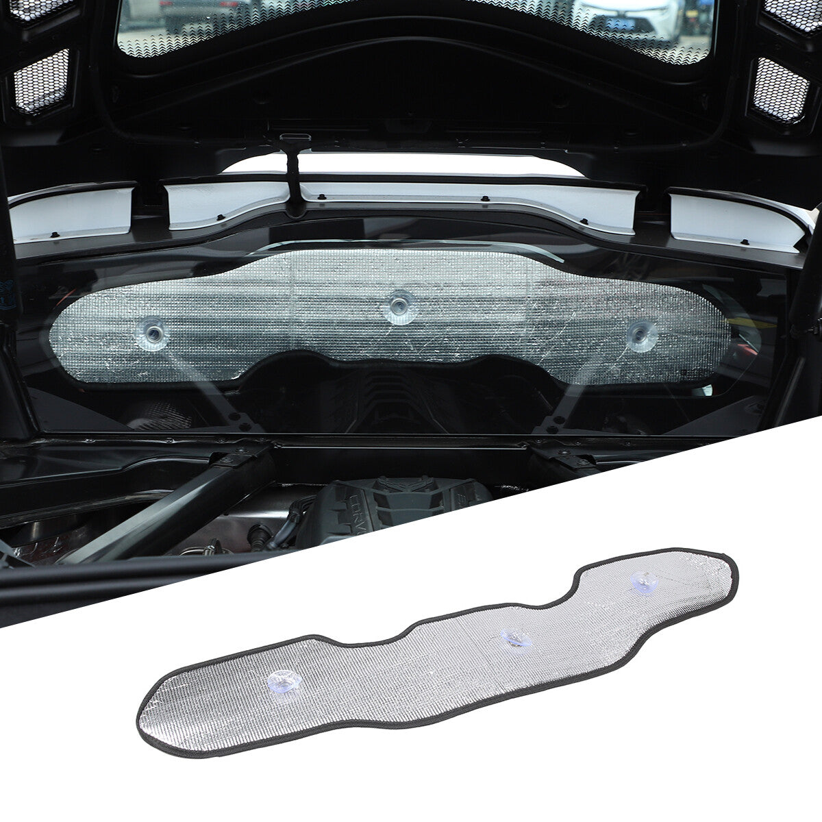 Front windshield sunshade/UV protection for Corvette C8 2020-2023