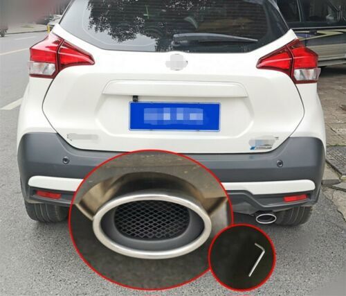 for Nissan Kicks 2017 2018-2020 Car Stainless Tail End Pipe Exhaust Muffler Tip