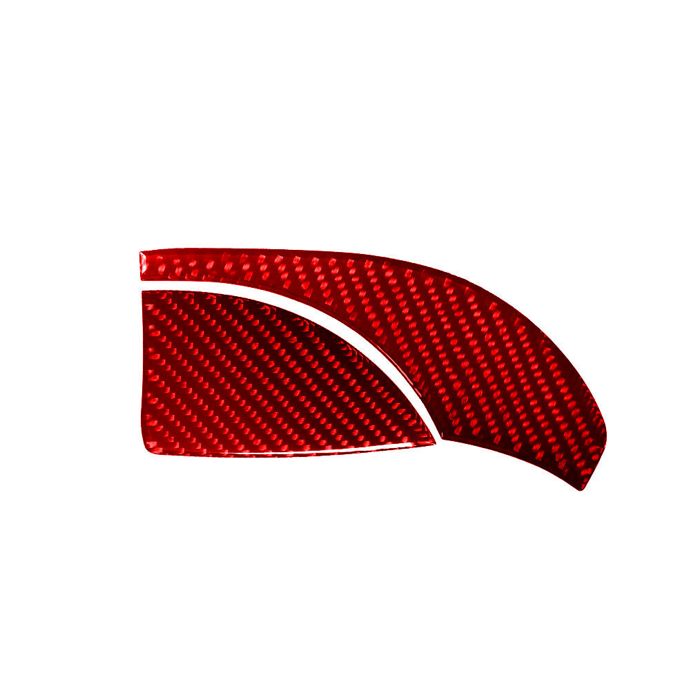 Red Carbon Fiber Right Side Of Steering Wheel Cover Trim for Dodge Durango 14-20