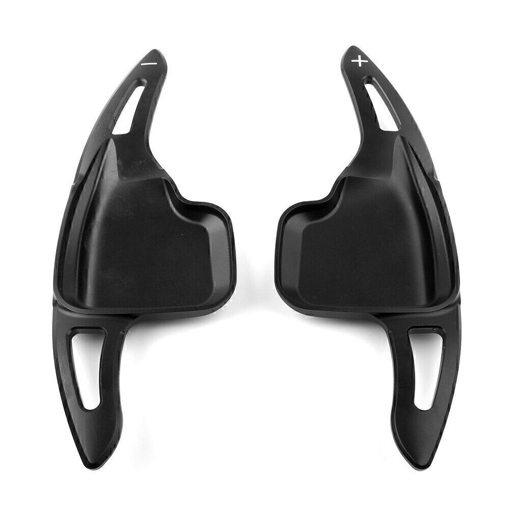 for BMW 2 3 4 5 6 Series X1 Black Steering Wheel Shift Paddle Shifter Trim Cover