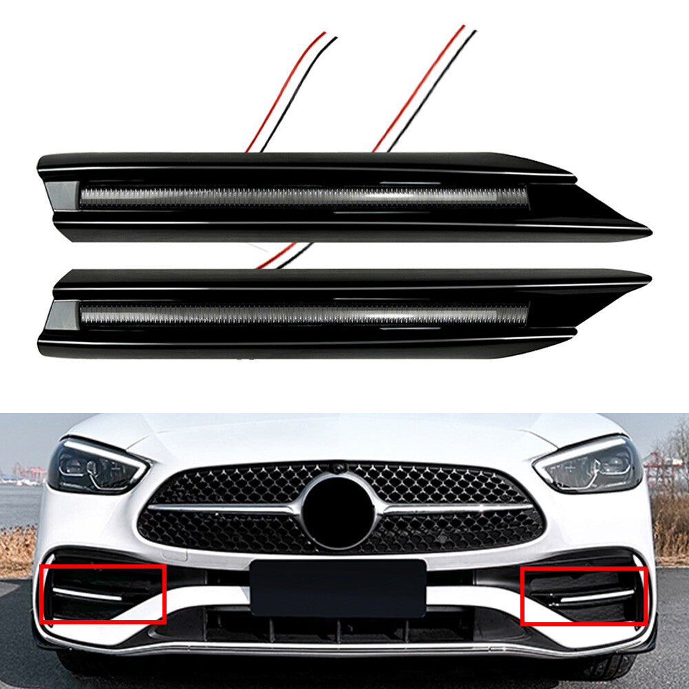 Front Bumper Side Air Vent Daytime Running Light for Mercedes-Benz C Class W206
