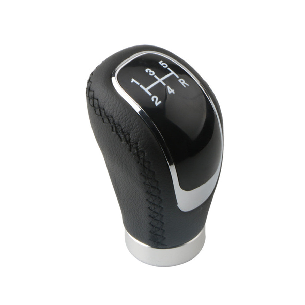 5/6 Speed Car Gear Shift Knob Manual Shifter Lever W/Replaceable Gear Knob Cap