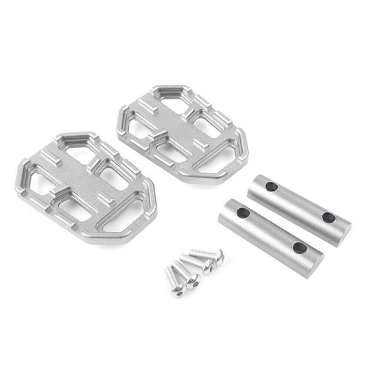 Motorcycle Foot Peg Extender Pedal Pad Fit for BMW R1200GS G310GS S1000XR Silver