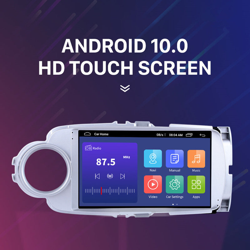 9 Android Radio Multimedia Player For Yaris 12-17 Navigation GPS Autoradio WIFI