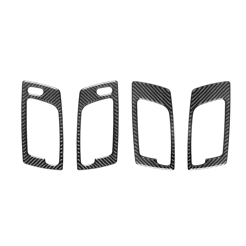 4Pcs Carbon Fiber Interior Door Handle Cover Trim for Cadillac CTS 2003-2007