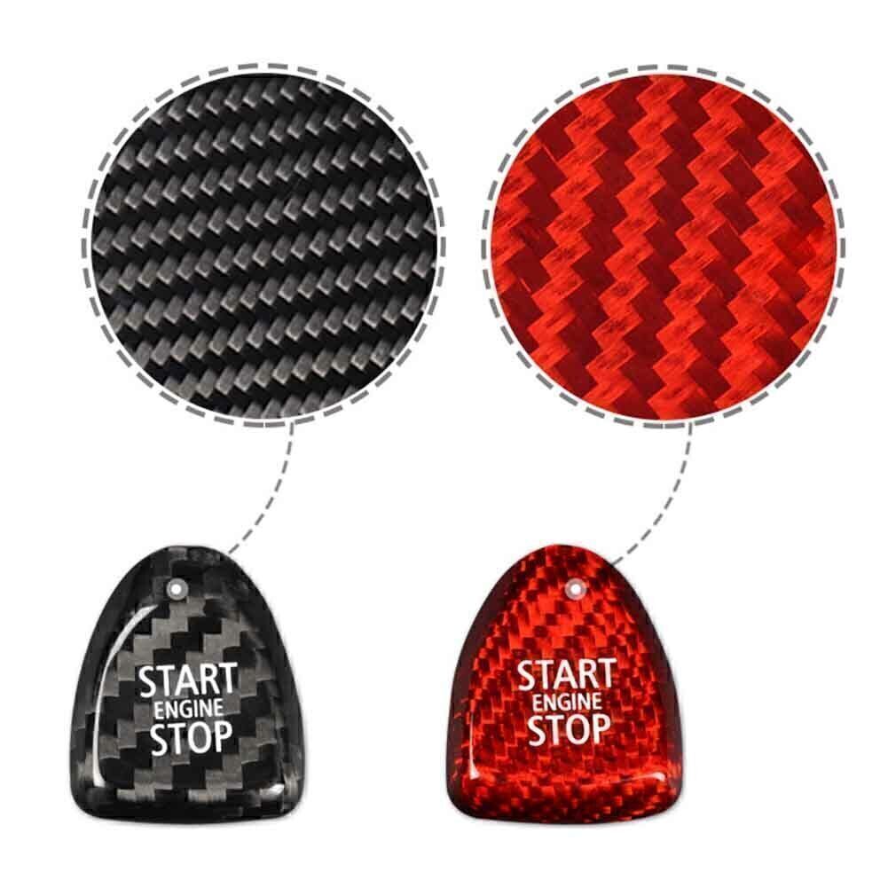 for BMW for Mini Cooper F Model F54 F55 F56 Carbon Fiber Keyless Start Button Cover