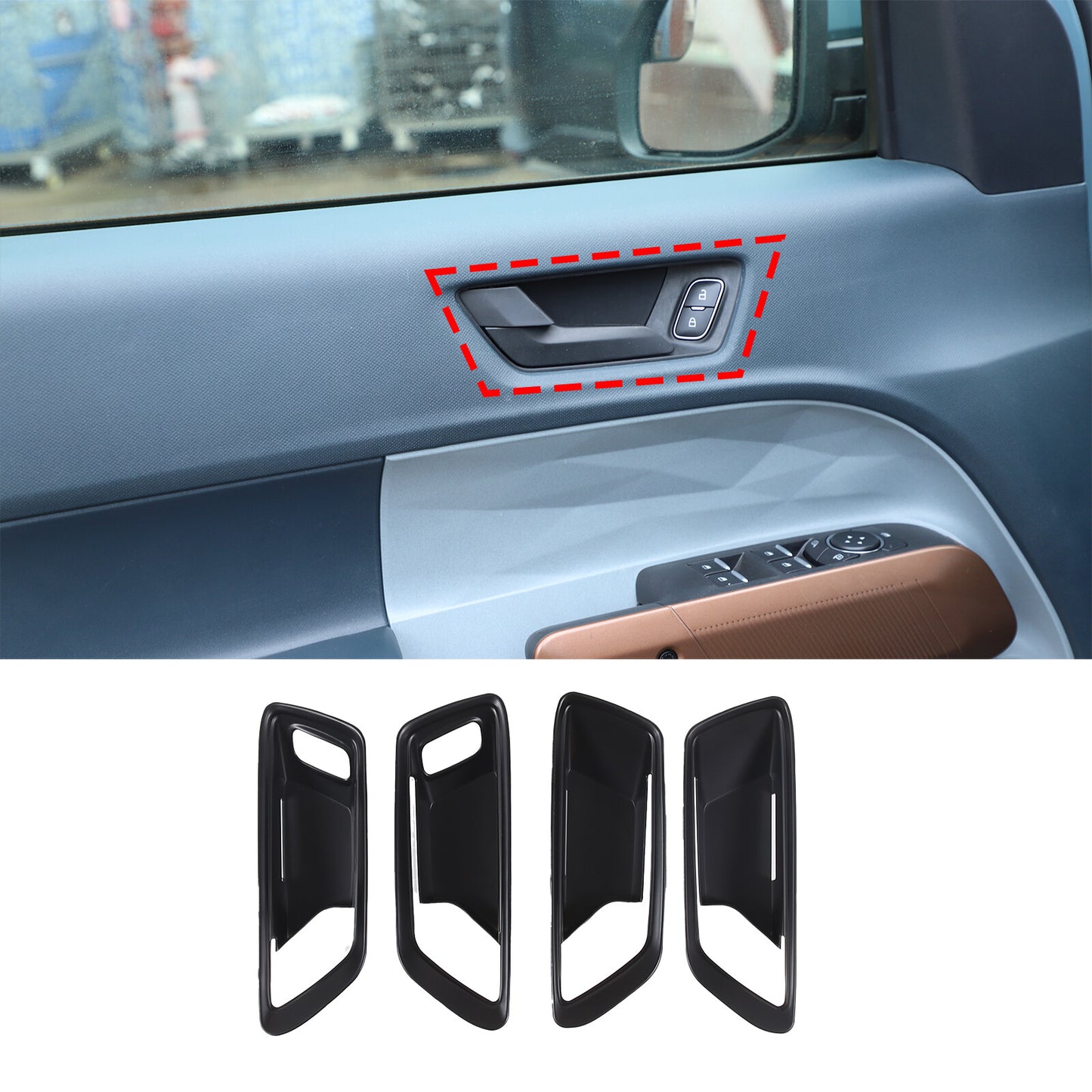 Alloy air conditioning control button decorative protective cover for Land Rover for Defender 04-18