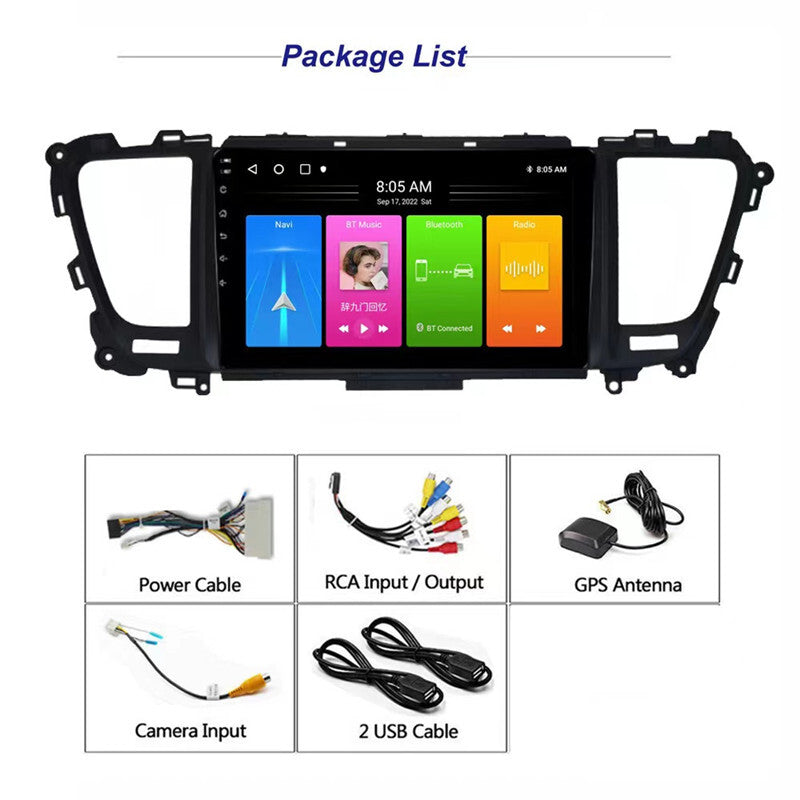 Android Radio for Kia Sedona Carnival 14-20 Stereo Multimedia Navi GPS Carplay