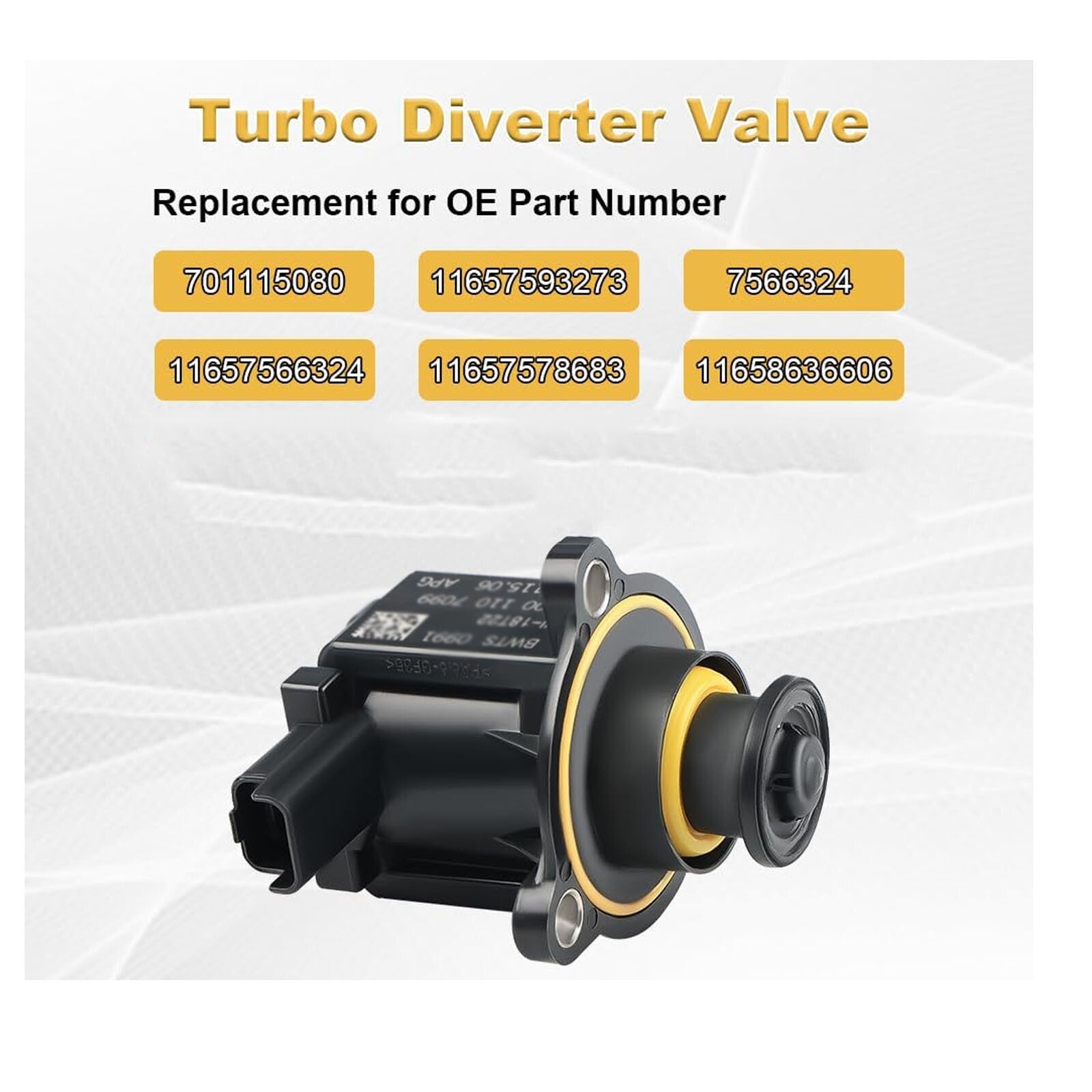 Turbocharger Diverter Valve for Mini Cooper Roadster Countryman Paceman 7566324