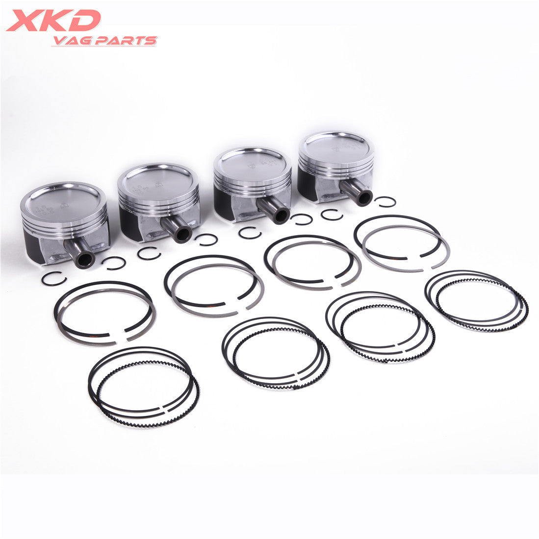 4Pcs 76.5mm Piston Piston Ring Kit Fit for VW for Jetta 11-16 1.6L EA111 03C198151