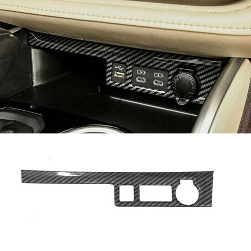 for Toyota Highlander 2020-2022 Carbon Fiber Inner Cigarette Lighter Cover Trim