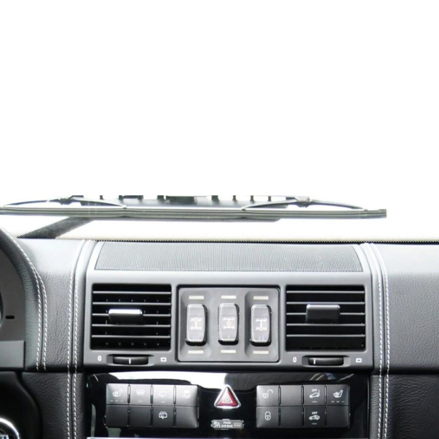 Dashboard Speaker Air Vent Grille Cover for Mercedes-Benz G-Class W463 2004-2012