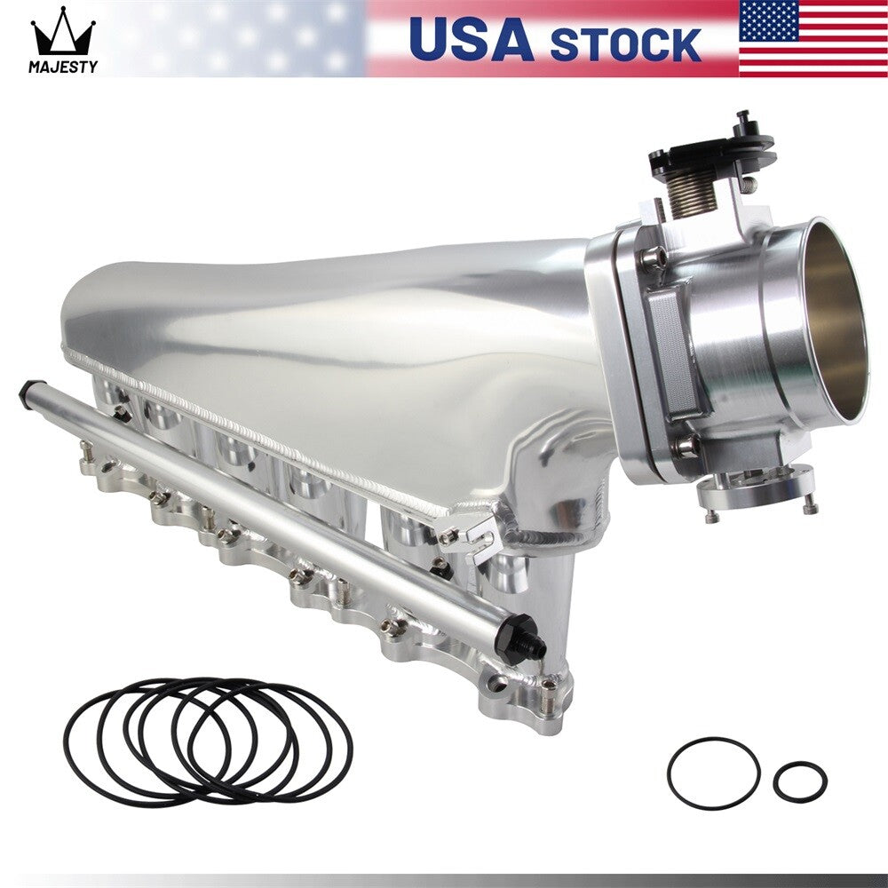 Intake Manifold Fuel Rail 90mm Throttle Body for Toyota Supra MK4 2JZ-GTE JZA80