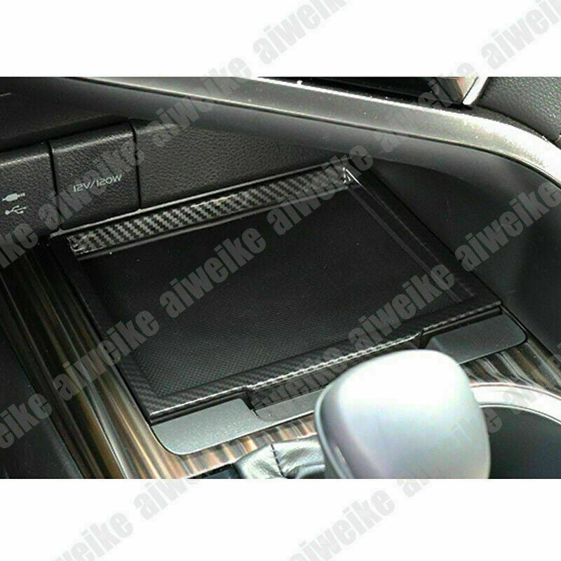 for Toyota for Camry 2018-2023 ABS Carbon Look Console Storage Box Frame Cover Trim