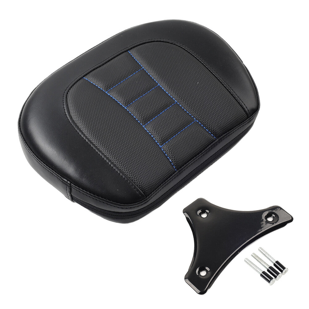 Passenger Sissy Bar Backrest Pad Bracket Fit for Harley Touring Electra Street Glide