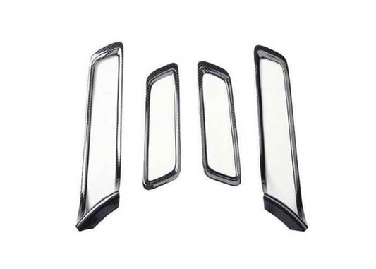 for Ford Explorer 2011-2019 Carbon Fiber Interior Door Handle Lock Cover Trim 4