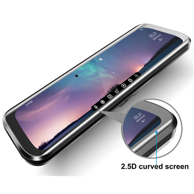Car Rear View Mirror 12In Touch Video Recorder Dual Lens Screen Display Camera