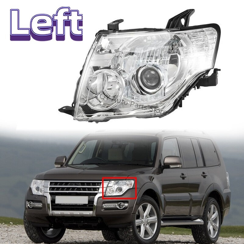 Left HID Headlight Xenon DRL for Mitsubishi Pajero V97 V93 V98 V87 2007-2014