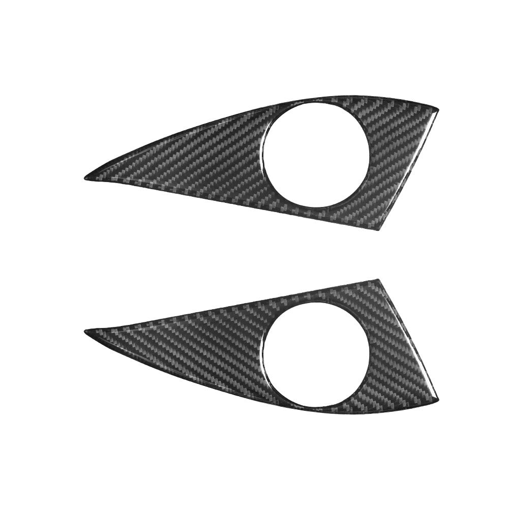 2x Carbon Fiber Driver's Door Speakers Trimming for Land Rover Discovery Sport 15-19