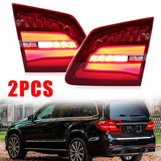 2Pcs Rear Inner Tail Light LED Right for Mercedes-Benz GLS CLASS X166 2016-2019