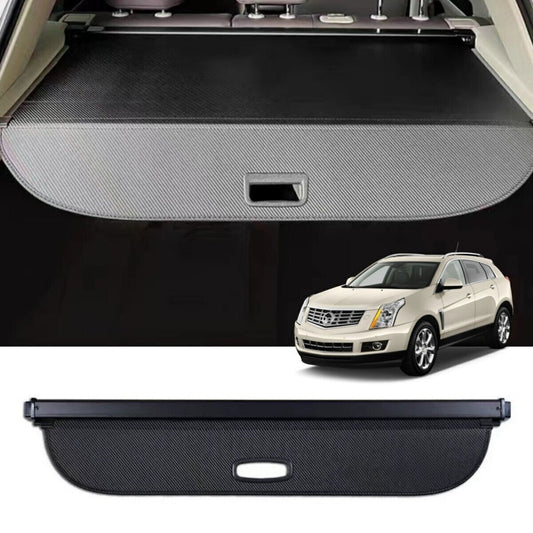 for Cadillac SRX 2010-15 Retractable Cargo Cover Rear Trunk Luggage Shade Black