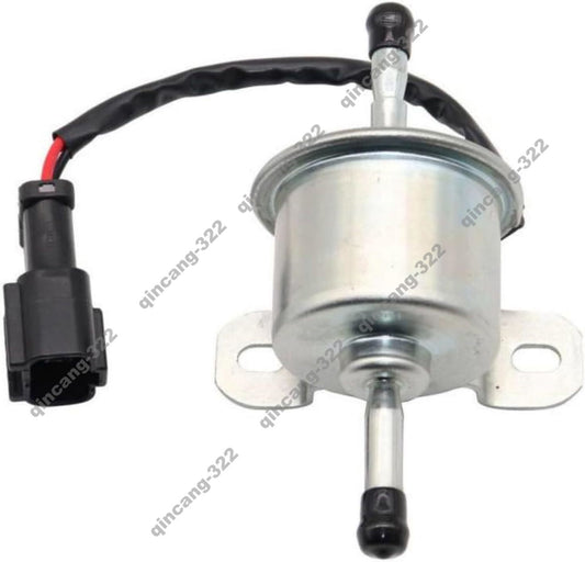 12V Fuel Pump AT318139 for Yanmar Engine 3TNV74F Excavator 17D 85G