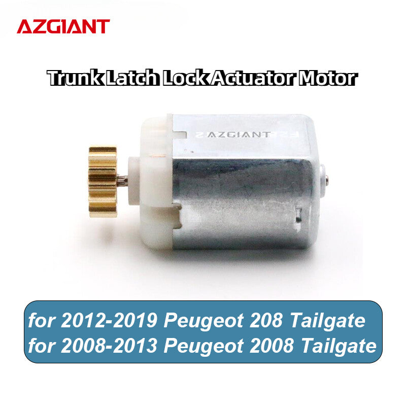 Rear trunk latch actuator motor suitable for Peugeot 208 tailgate / 2008 tailgate