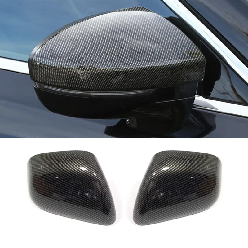 for Nissan Pathfinder 22-2024 Carbon Fiber Side Door Mirrors Rearview Trim Cover