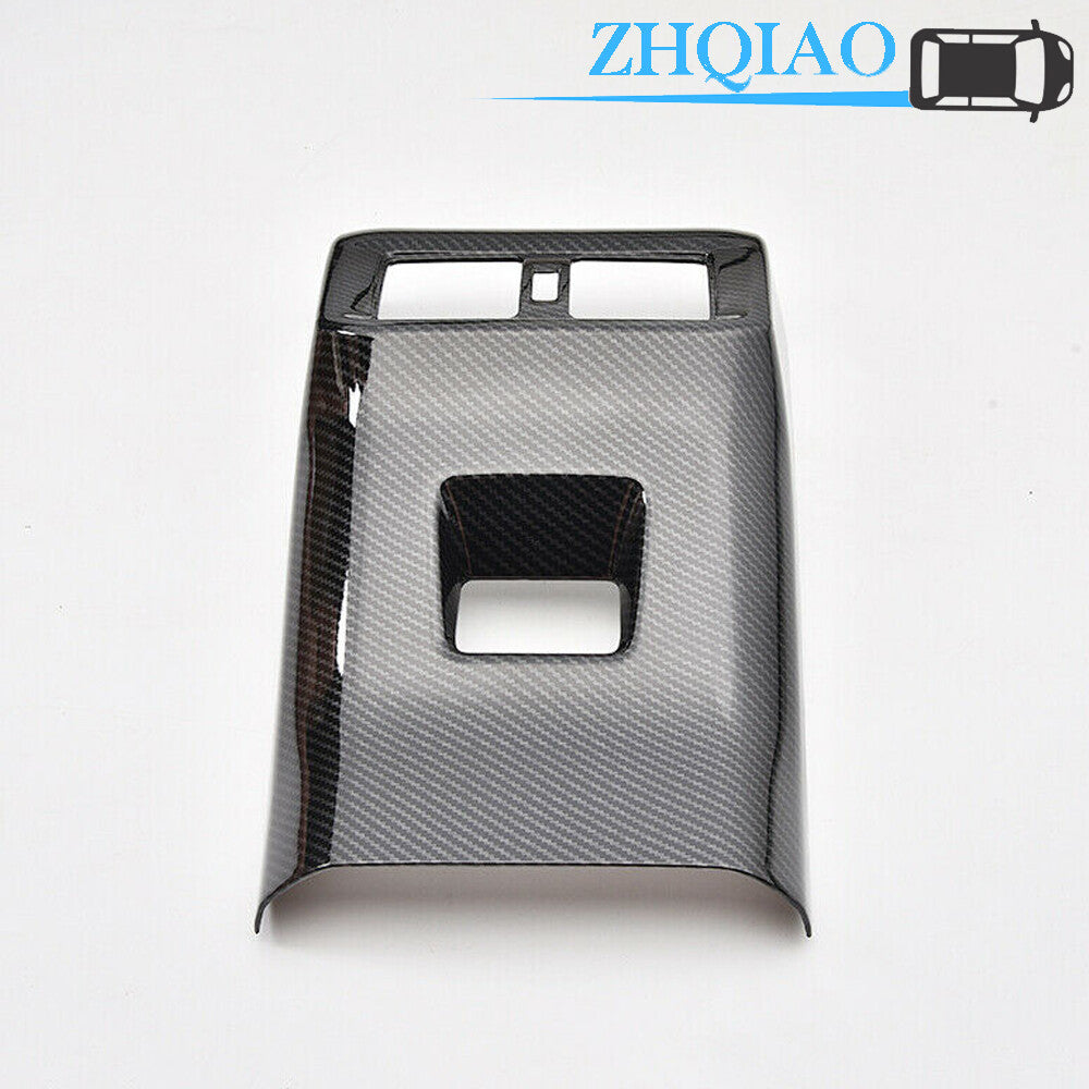 Carbon Fiber Rear for Seat Air Vent Cover Trim Fits for Toyota Rav4 2019-2020