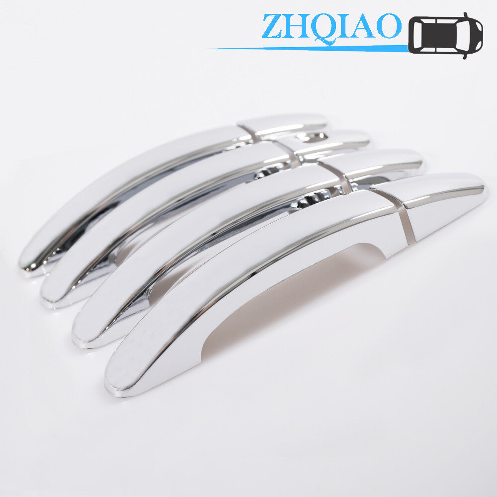 4Pcs Chrome Door Handle Cover Fits for Ford Focus Escape Kuga Ranger 2012-2017